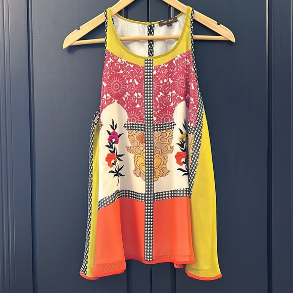 Anthropologie Tops - Anthropology Vineet Bahl Embroidered Camisole Double Layer